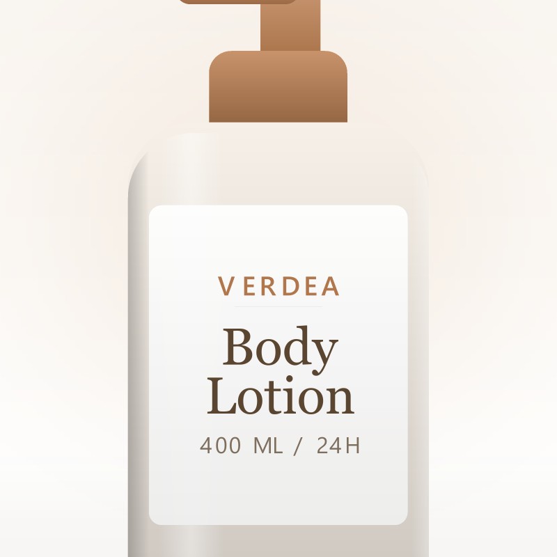 Body Moisturising Lotion by Verdea Naturals - label detail