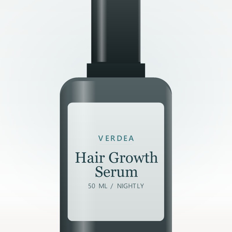 Hair Growth Serum by Verdea Naturals - label detail