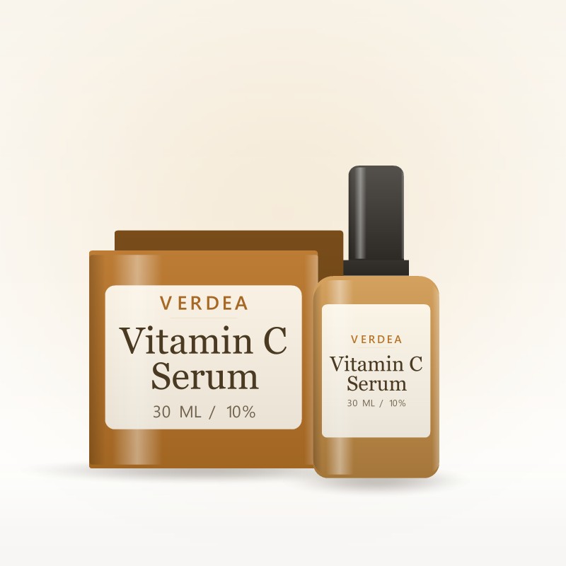 Vitamin C Face Serum by Verdea Naturals - with carton